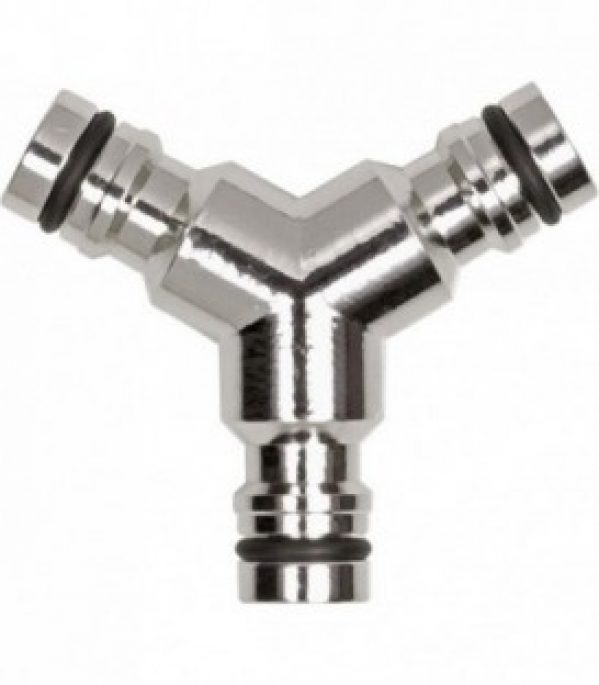 Dérivation en Y enfichable laiton