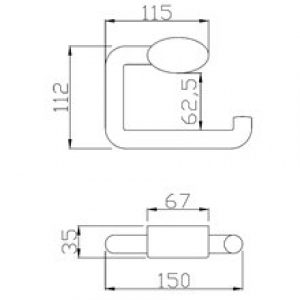 Dérouleur de papier WC blanc Medinylon Mediclinics