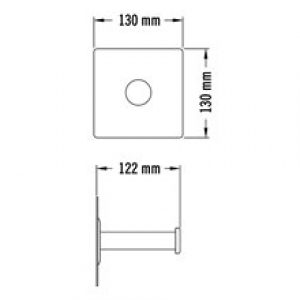 Dérouleur de papier WC réserve blanc Medicolor…
