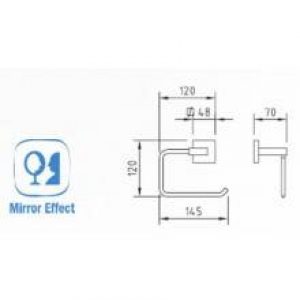 Dérouleur papier toilette Xtreme