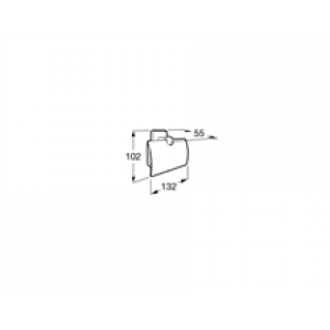 Dérouleur papier WC avec couvercle Victoria Roca