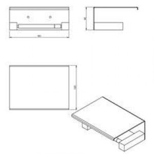 Dérouleur papier WC bath life COSMIC