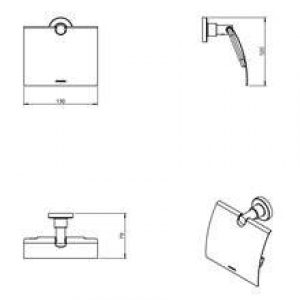 Dérouleur papier wc contract COSMIC