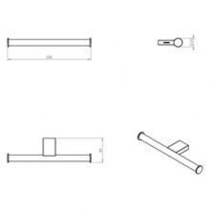 Dérouleur papier WC double project COSMIC