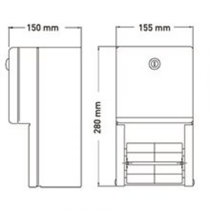 Dérouleur papier WC double rouleau 2kg satiné…