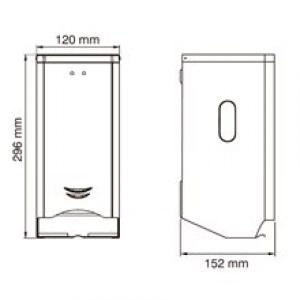 Dérouleur papier WC double rouleaux 1,1kg noir…