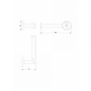 Dérouleur papier WC droite Trendly hotels Gala