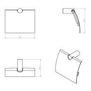 Dérouleur papier WC minimalisme COSMIC