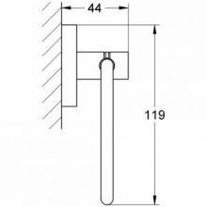 Dérouleur papier WC sans couvercle Grohe…