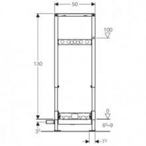 Duofix avec siphon pour douche murale