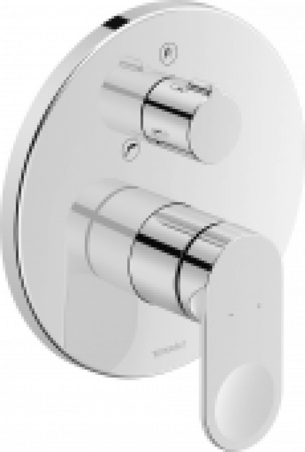 DURAVIT B.3 – Einhebel-Wannenmischer Unterputz mit Umstellventil