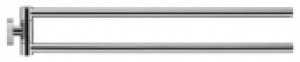 DURAVIT Karree – Handtuchhalter 450 mm zweiarmig chrom