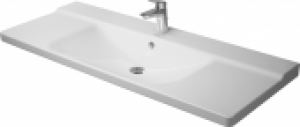 DURAVIT P3 Comforts – Lavabo pour meuble 1250×495 blanc sans WonderGliss