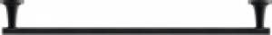 DURAVIT Starck T – Badetuchhalter 600 mm schwarz matt
