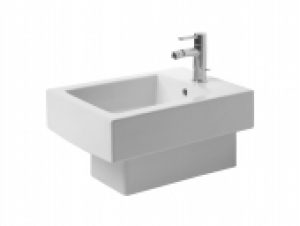 DURAVIT Vero – Bidet suspendu WonderGliss / noir avec WonderGliss