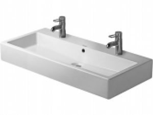 DURAVIT Vero – Lavabo  1000×470 noir sans WonderGliss