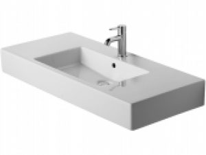DURAVIT Vero – Lavabo pour meuble 1050×490 noir sans WonderGliss
