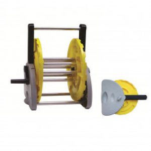 Dévidoir mural stable pour tuyau Ø15 (50m) et Ø19 (35m)