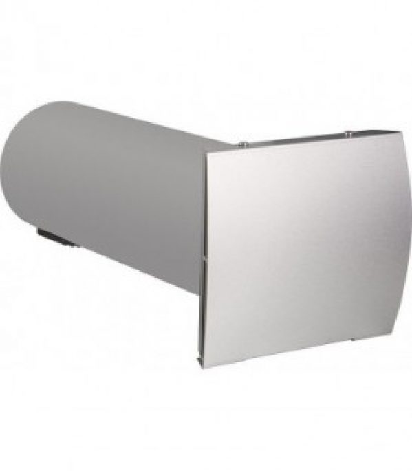 EcoVent kit chantier fassade Helios complet avec cache externe inox