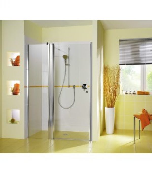 Elana porte pivotante avec paroi fixe en alignement et profilé