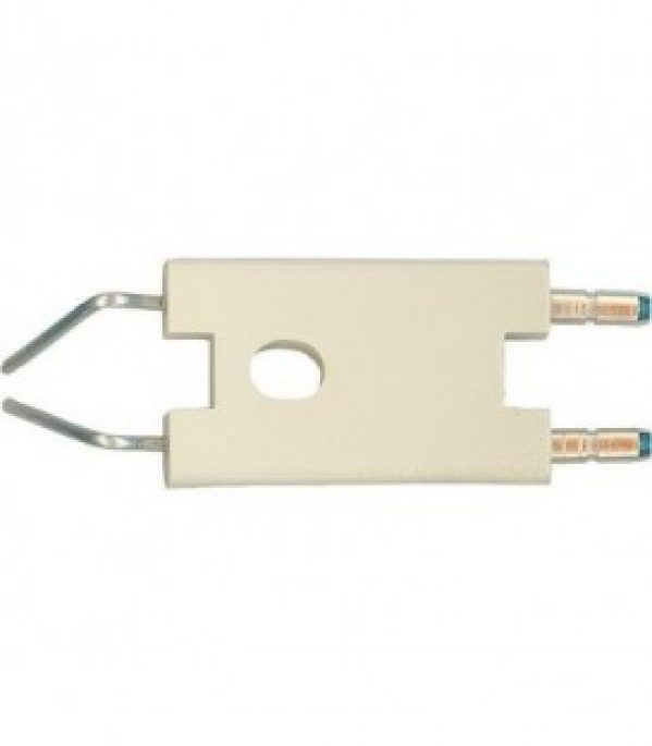 Electrode d allumage double pour Abaco X-100 10000026 raccord 4 mm