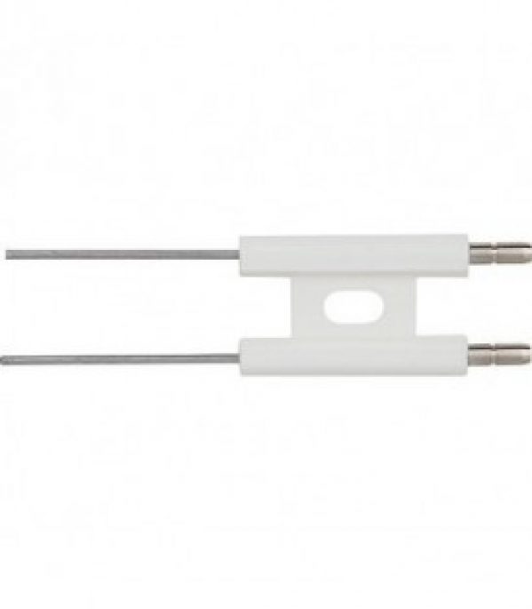 Electrode d allumage double Universel 4,0 mm, fil droit 40 mm convient pour dispositif melangeur MEKU