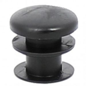Embout en polyéthylène noir pour tube rond