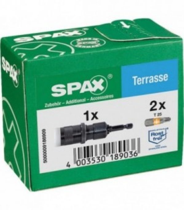 Embout Spax T25 avec butée de profondeur