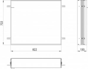 EMCO Asis – Einbaurahmen 800 mm