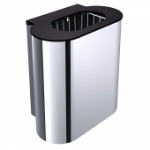 EMCO System 2 – Récipient pour déchets hygiéniques noir / chrome