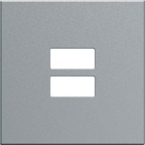 Enjo chargeur USB titane – APPAREILLAGE MURAL GALLERY HAGER WXD112T