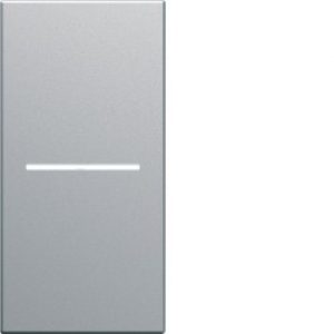 Enjo inter à voyant 1M titane – APPAREILLAGE MURAL GALLERY HAGER WXD011T