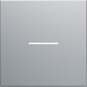 Enjo inter à voyant 2M titane – APPAREILLAGE MURAL GALLERY HAGER WXD001T