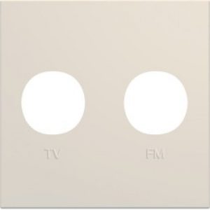 Enjo prise TV+FM 2M dune – APPAREILLAGE MURAL GALLERY HAGER WXD253D