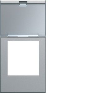 Enjo RJ45 porte-etiqu 1M titan – APPAREILLAGE MURAL GALLERY HAGER WXD205T