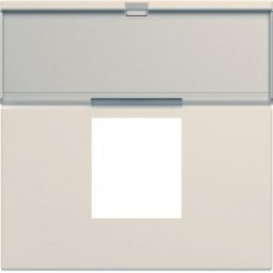 Enjo RJ45 porte-etiqu 2M dune – APPAREILLAGE MURAL GALLERY HAGER WXD206D