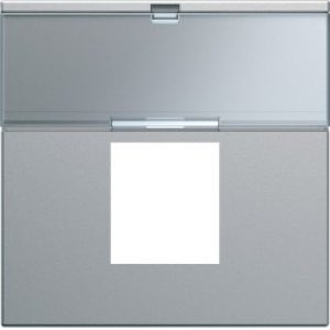 Enjo RJ45 porte-etiqu 2M titan – APPAREILLAGE MURAL GALLERY HAGER WXD206T