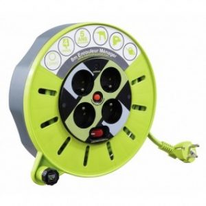 Enrouleur électrique – câble – multiprises – nomade – Pro XT – 8 m