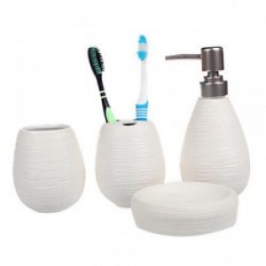 Ensemble classique composé de 5 récipients de salle de bain