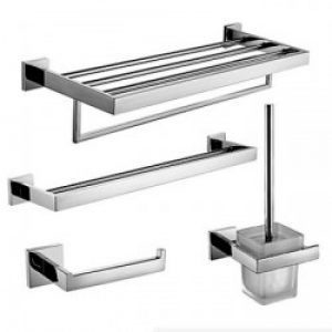 Ensemble d’accessoire de salle de bain en inox