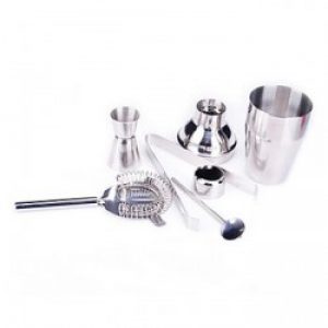 Ensemble de 5 outils de bar en acier inoxydable