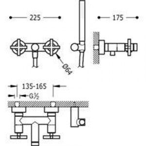 Ensemble de baignoire Max-Tres