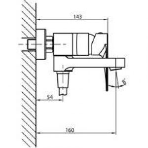 Ensemble de douche et baignoire Clio de GME