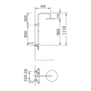Ensemble de douche Urban Clever