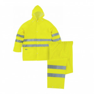 Ensemble de pluie haute visibilité – bandes réfléchissantes – 604V2