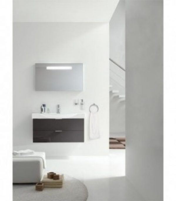 Ensemble de salle de bain EBSI série MBF anthracite brillant