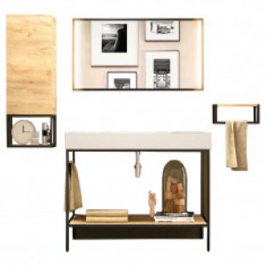 Ensemble de salle de bain – Meuble complet VINCI 1210 – Salgar