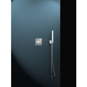 Ensemble mitigeur de douche encastré avec douchette et flexible KUATRO – Ramon Soler K4718011