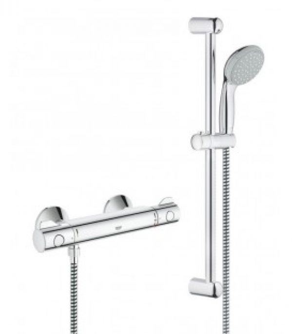 Ensemble mitigeur thermostatique Grohtherm 800