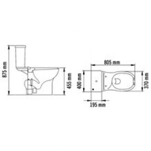 Ensemble WC complet avec ouverture Mediclinics